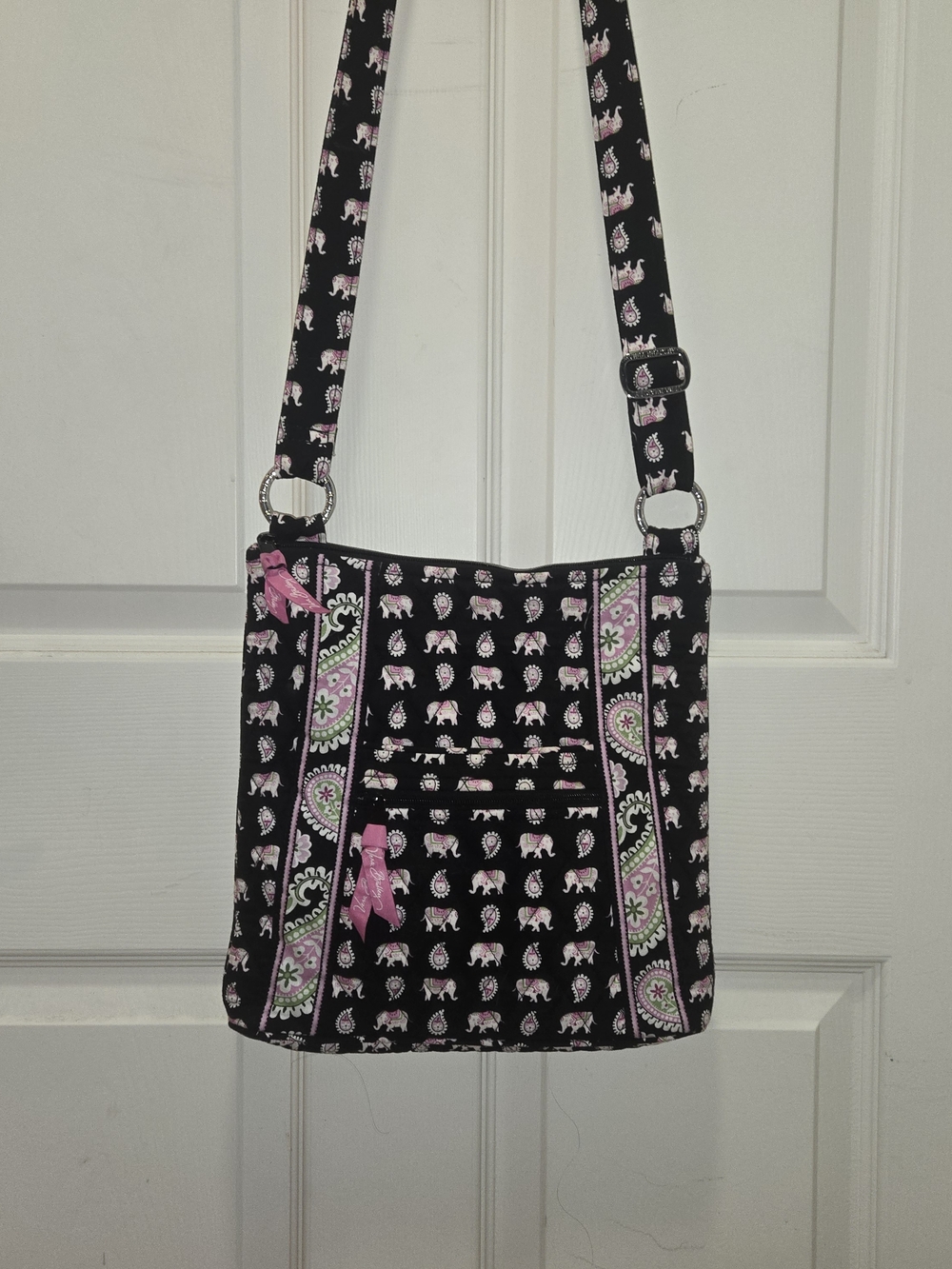 Vera Bradley Vintage Hipster, Pink Elephants, NWT